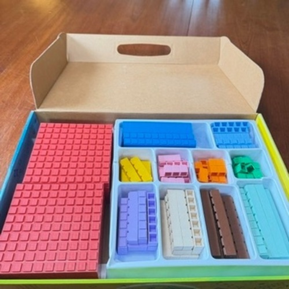 Math-U-See Integer Block Kit Manipulatives Set with Storage Case Homeschool